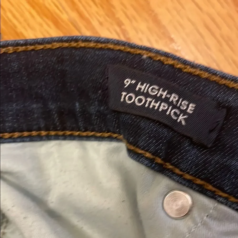 J. Crew Blue Toothpick Skinny Jeans - Picture 3 of 4
